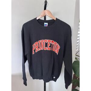 Princeton Retro 90s Russell Athletic Black Pullover